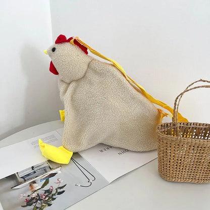 Small Chic Chicken Crossbody Purse Bag