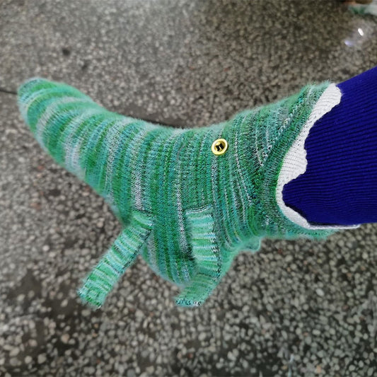 Fun Animal Bite Crew Socks - Halri