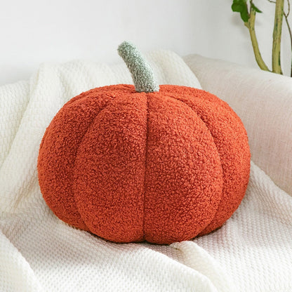 Cozy Orange Halloween Throw Pillows