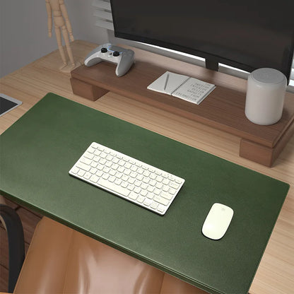 Comfortable PU Leather Desk Pad - Ergonomic Wrist Rest