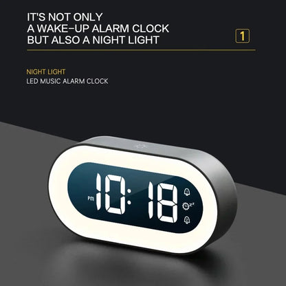 Wake Up Light LED Clock with Nightlight - Halri