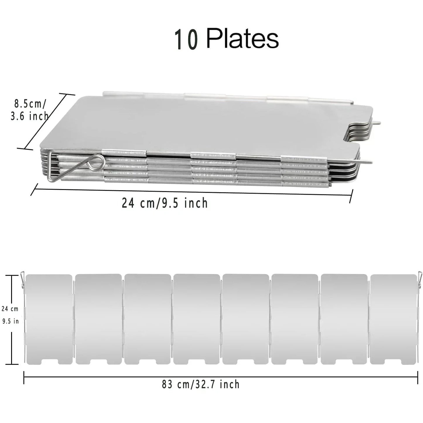 Portable Camping Windscreen for Gas Stoves Stainless Steel