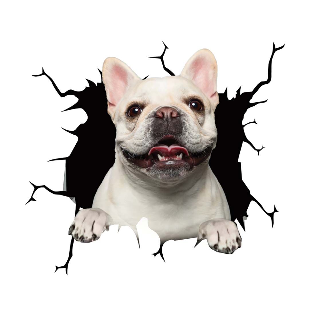 Fun 3D Dog Car Scratch Cover Sticker