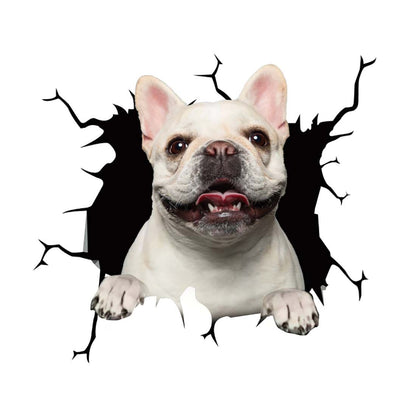 Fun 3D Dog Car Scratch Cover Sticker