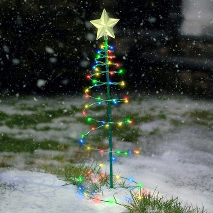 Outdoor Solar Powered Christmas Tree Lights