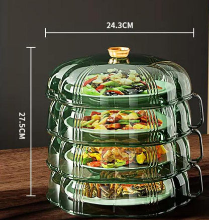 Collapsible Microwave Food Lid Protector