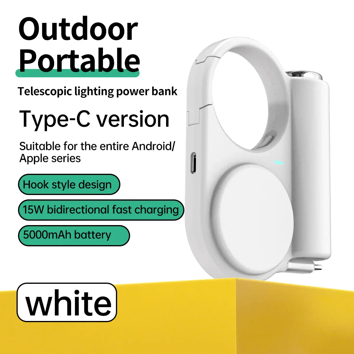 Portable Dual USB Travel Power Bank Charger