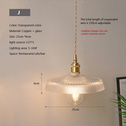 Clear Glass Modern Pendant Light