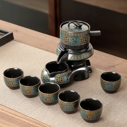 Luxury Chinese Dragon Ceramic Tea Set