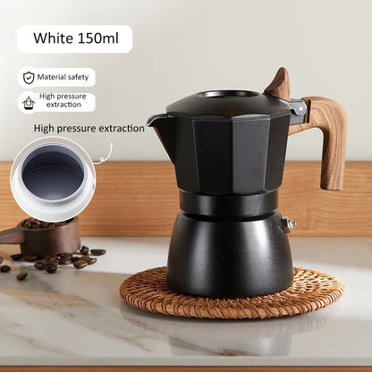 Classic Stainless Steel Espresso Maker - Halri