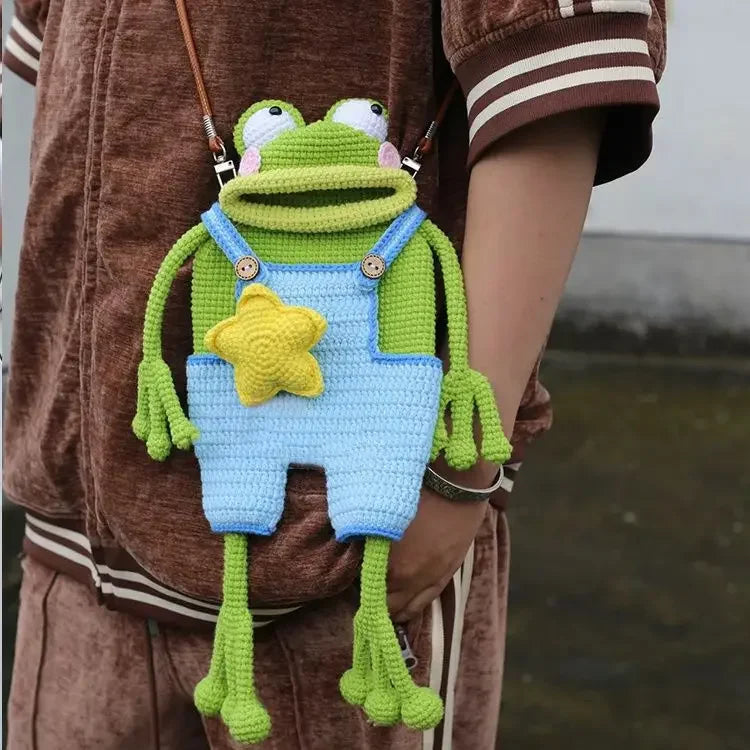 Fun Large Mouth Frog Tote Bag