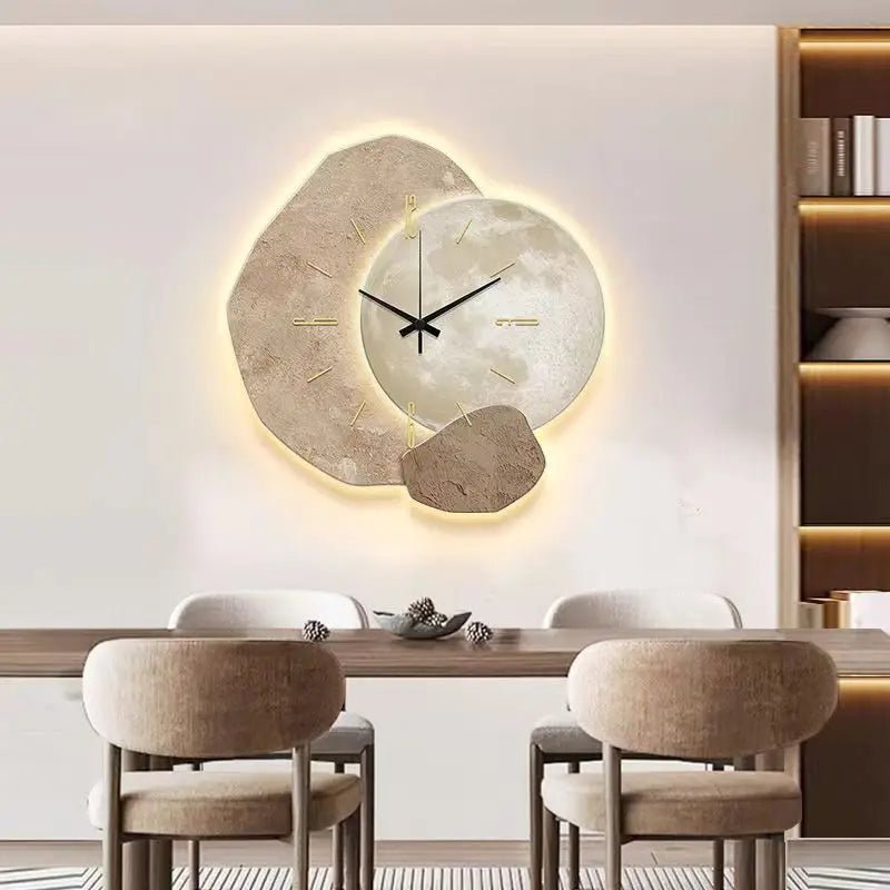 Simple Nordic Wooden Wall Clock