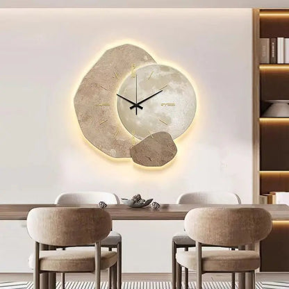 Simple Nordic Wooden Wall Clock