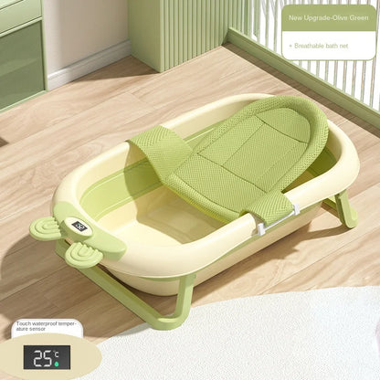 Portable Digital Baby Bath Tub with Temperature Display
