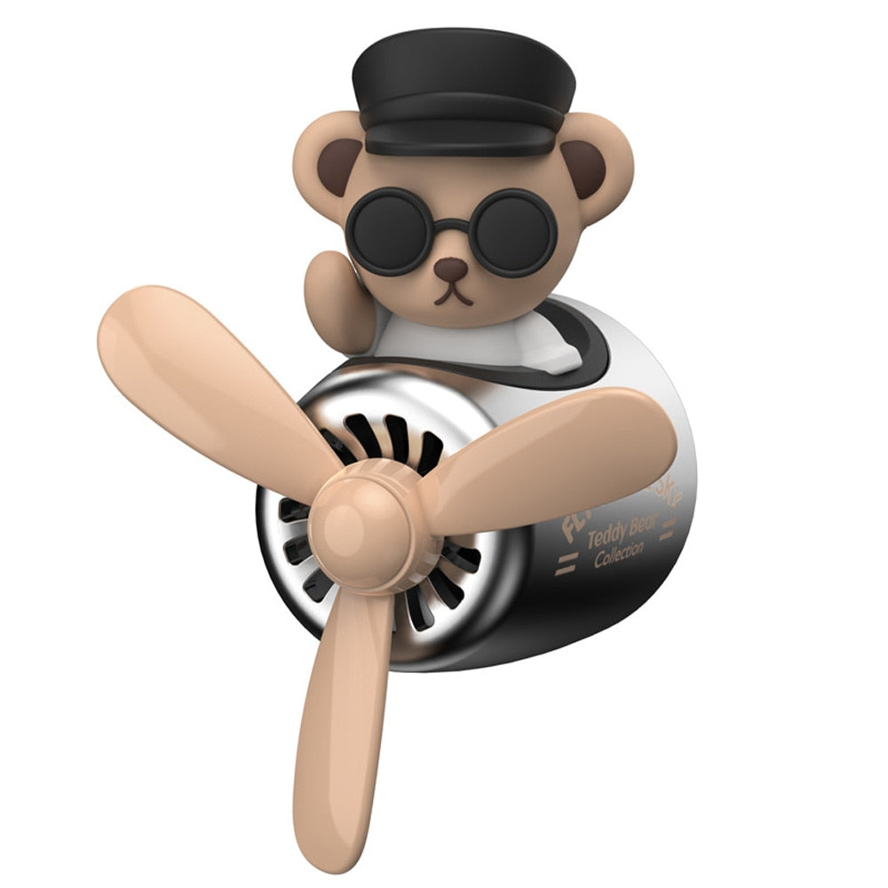 Fun Bear Car Air Freshener Spinner