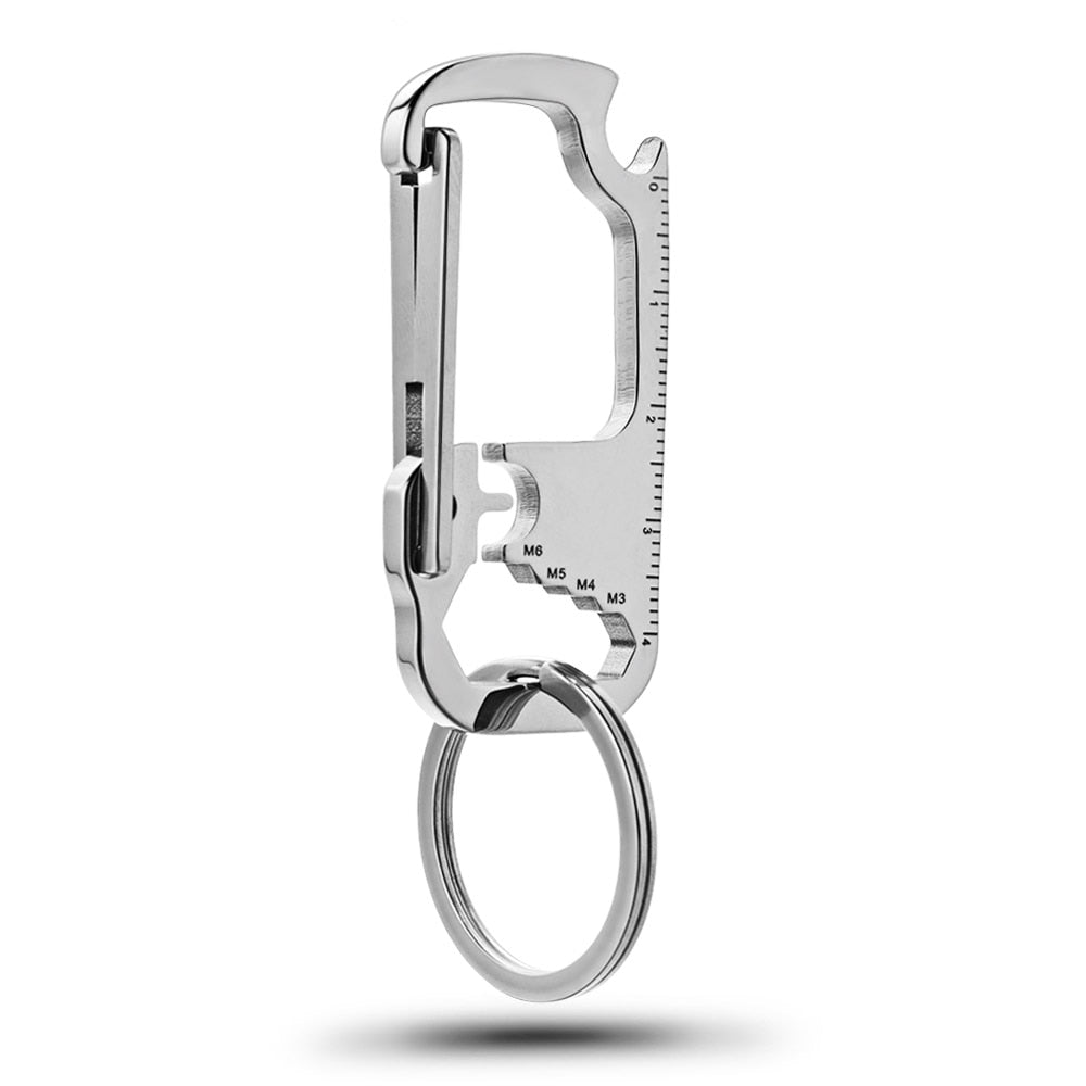Durable Steel Pocket Multi Tool Keychain Opener - Halri