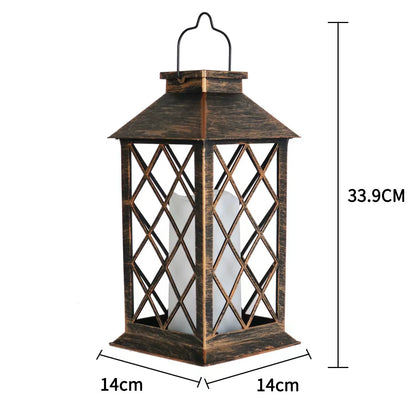 Rustic Garden Solar Powered Lantern