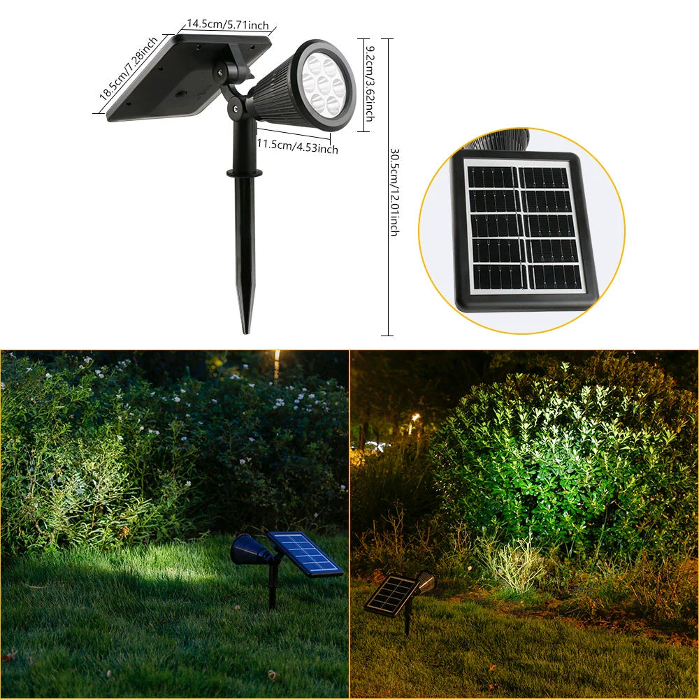 Bright Outdoor Solar Powered Garden Light - Halri