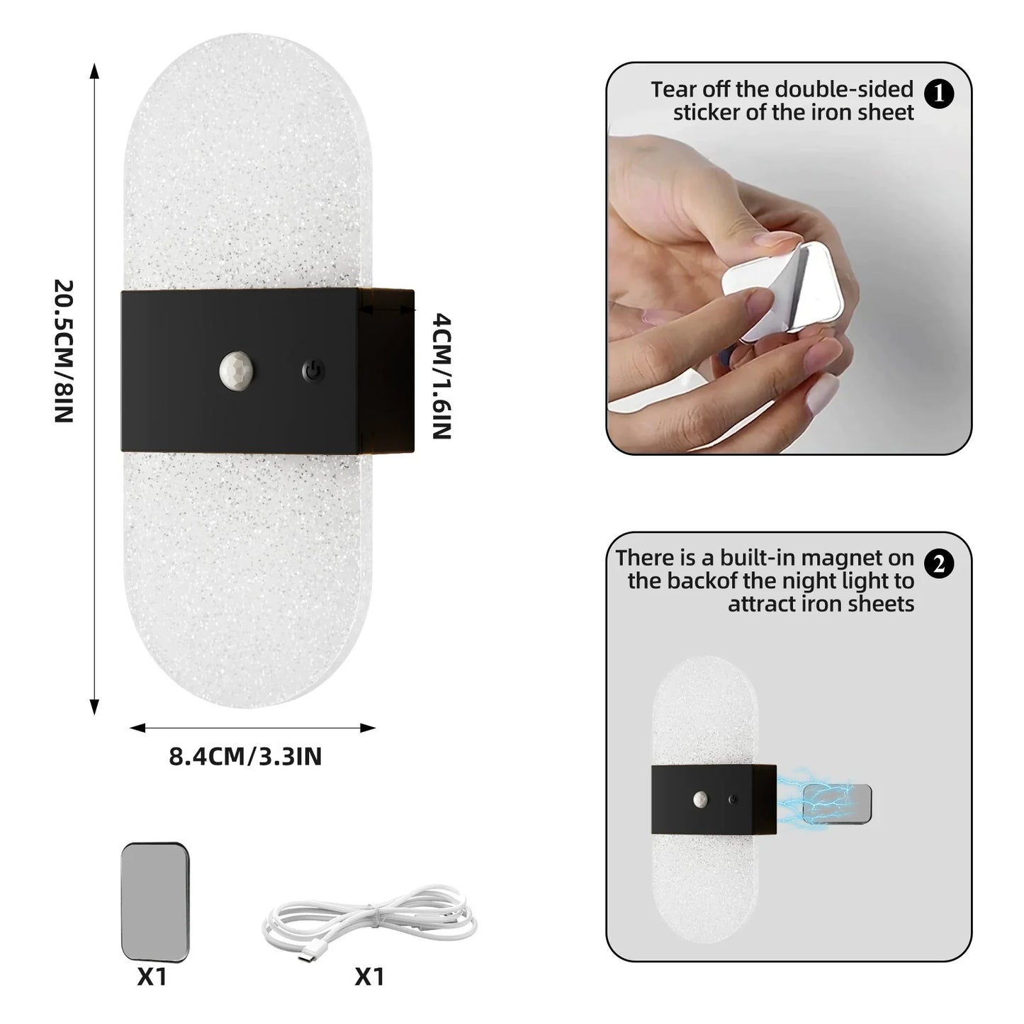 Wireless Motion Sensor Night Light Lamp