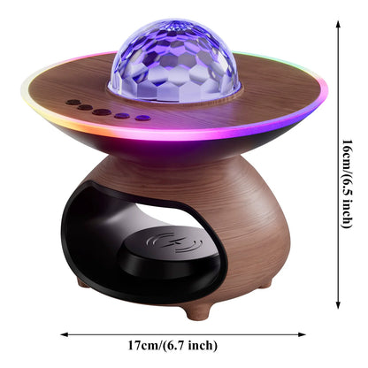 Colorful LED Wireless Charger Nightlight Table Lamp