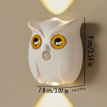 Smart Owl Wall Light Sensor Dimmable Night Lamp - Halri