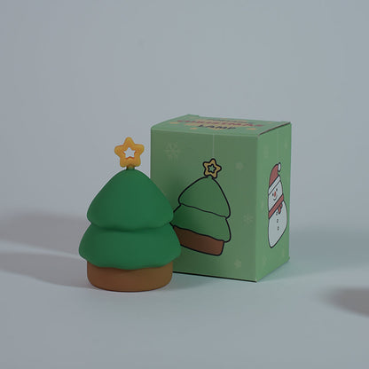 Fun Winter Silicone Nightlight Snowman Lamp
