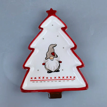 Holiday Cheer Christmas Ceramic Dish Set