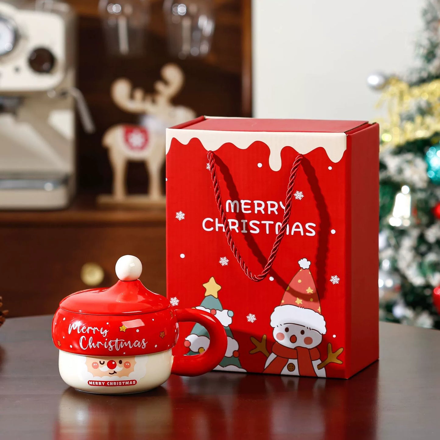 Fun Christmas Santa Coffee Mug - Halri