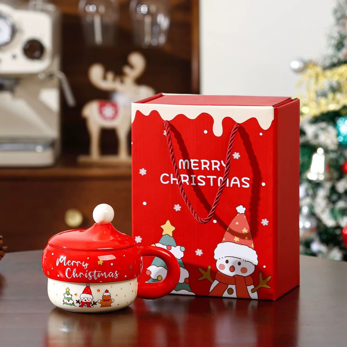 Fun Christmas Santa Coffee Mug