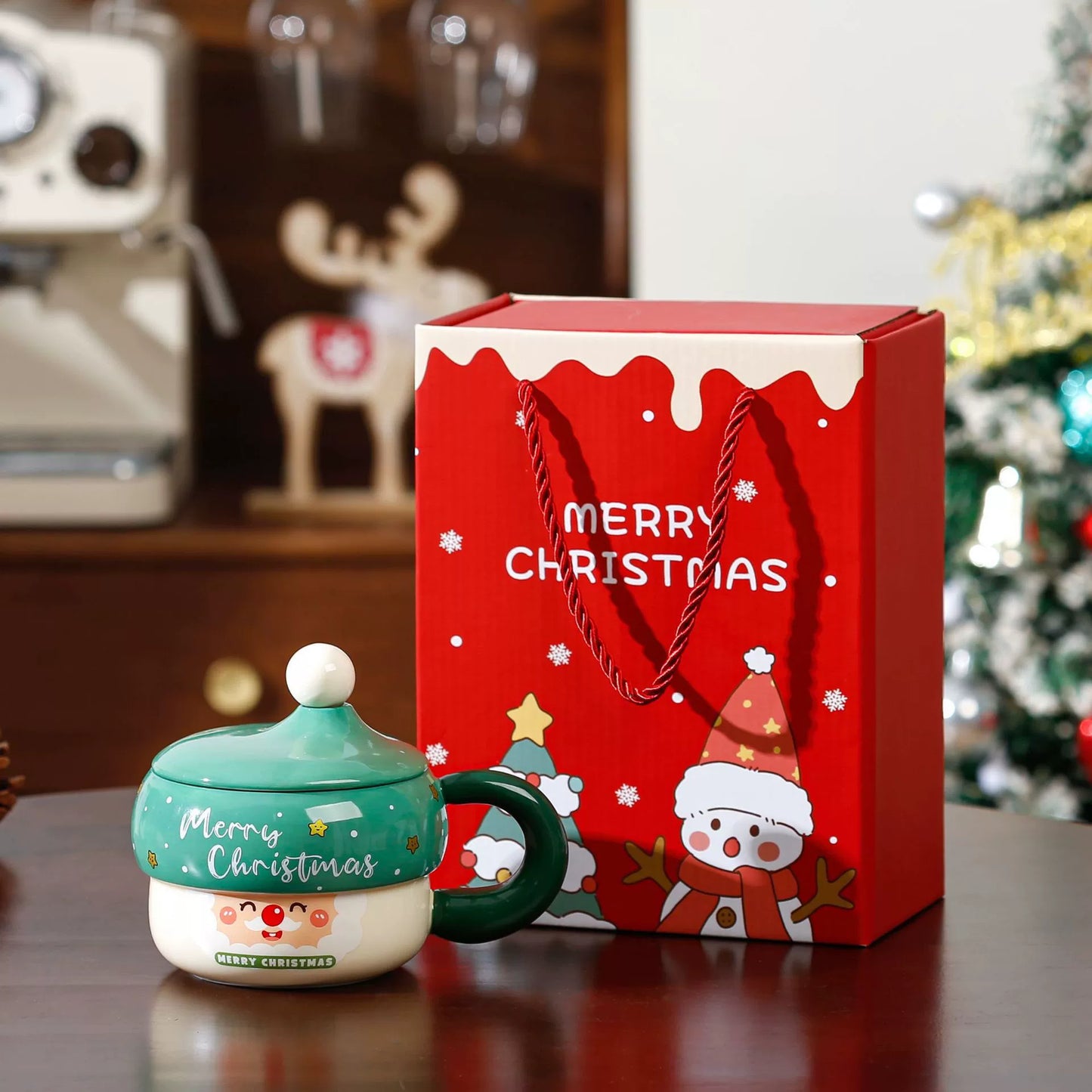 Fun Christmas Santa Coffee Mug
