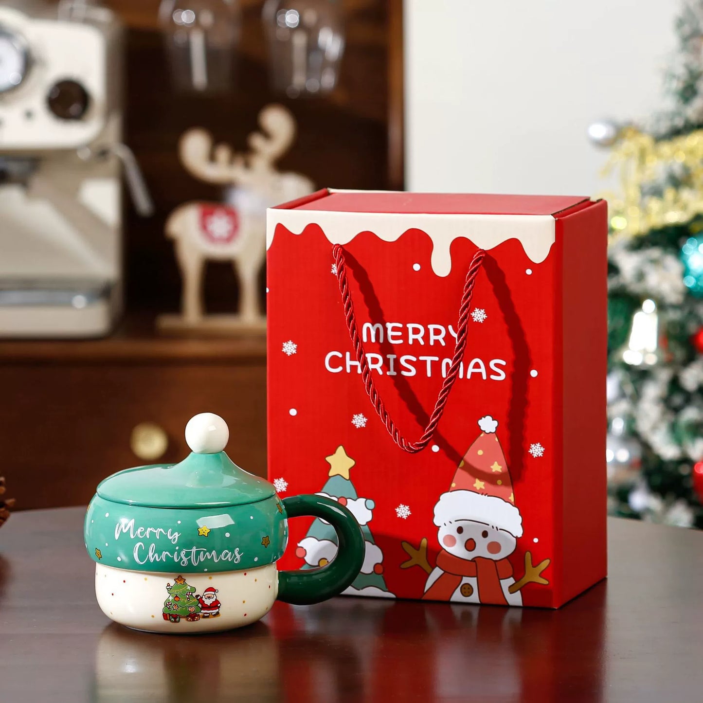 Fun Christmas Santa Coffee Mug