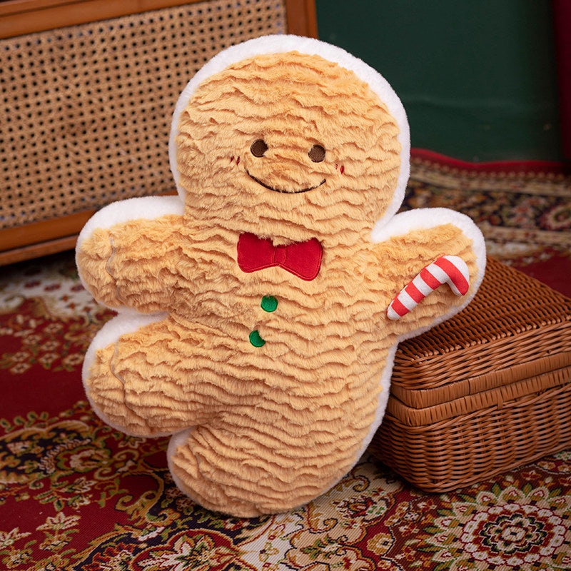 Holiday Gingerbread Soft Decor Pillow