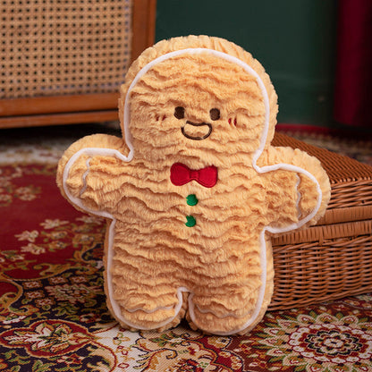 Holiday Gingerbread Soft Decor Pillow