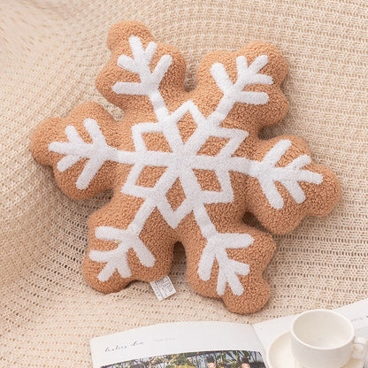 Festive Winter Snow Cushion Pillow