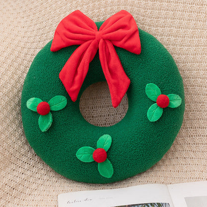 Festive Winter Snow Cushion Pillow