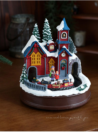 Colorful Musical LED Christmas Tree Music Box - Halri