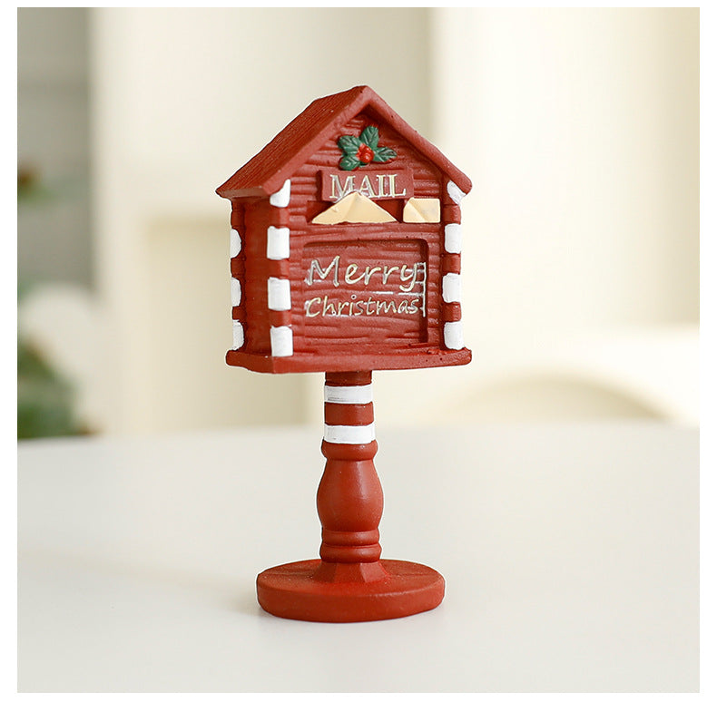 Colorful Miniature Holiday Scene Ornament - Halri