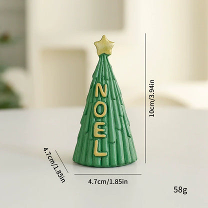Colorful Miniature Holiday Scene Ornament