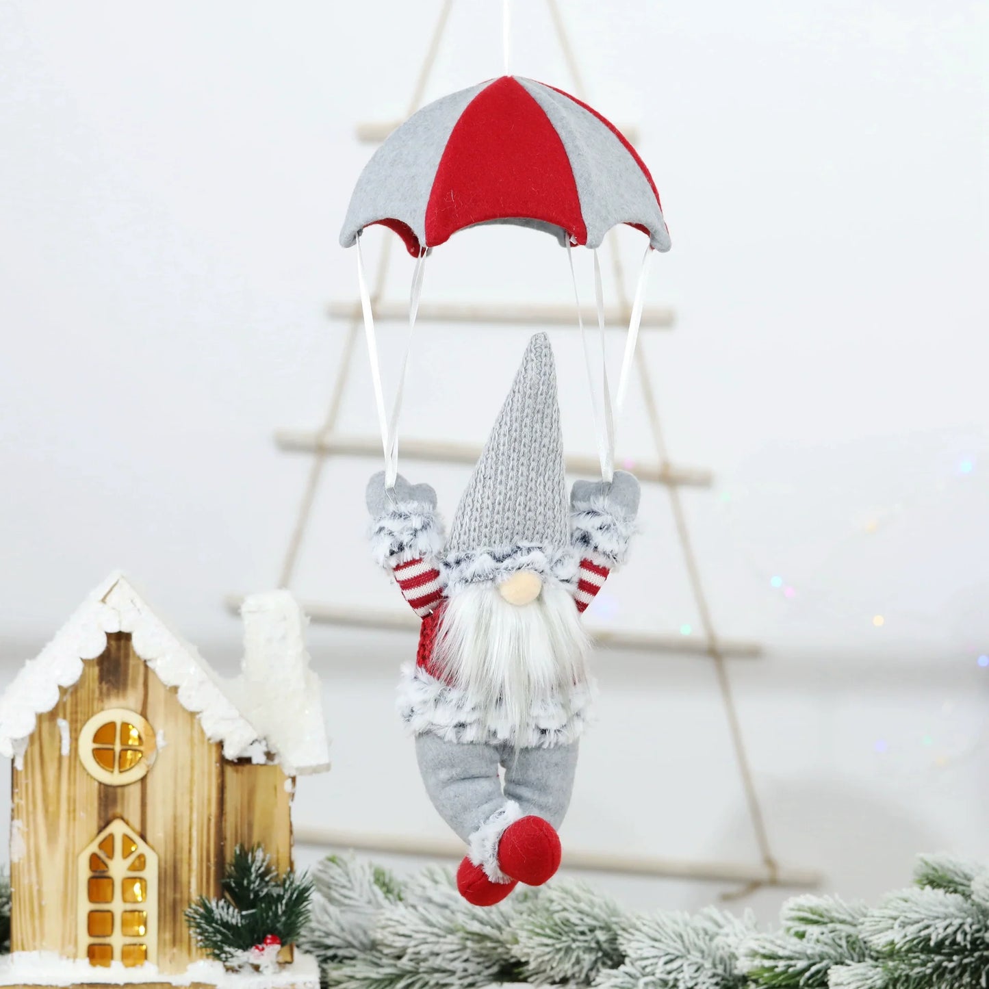 Fun Snowman Gnome Christmas Tree Ornament - Halri