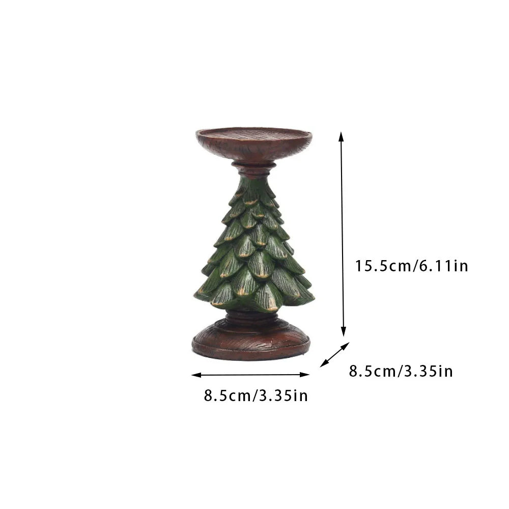 Fresh Pinecone Holiday Candle Holder Decoration - Halri