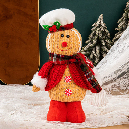 Fun Christmas Gingerbread Man Figurine Decoration - Halri