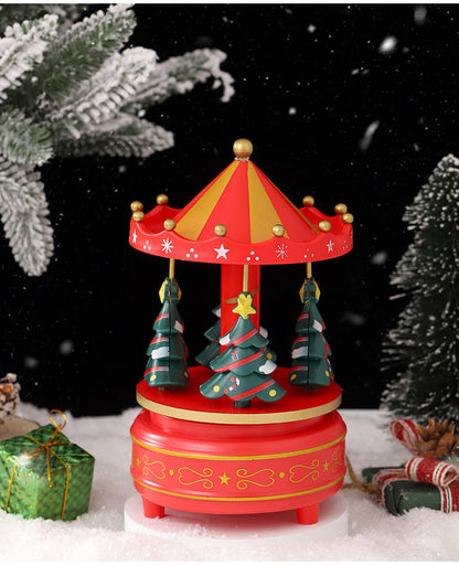 Spinning Musical Holiday Tree Decoration Ornament