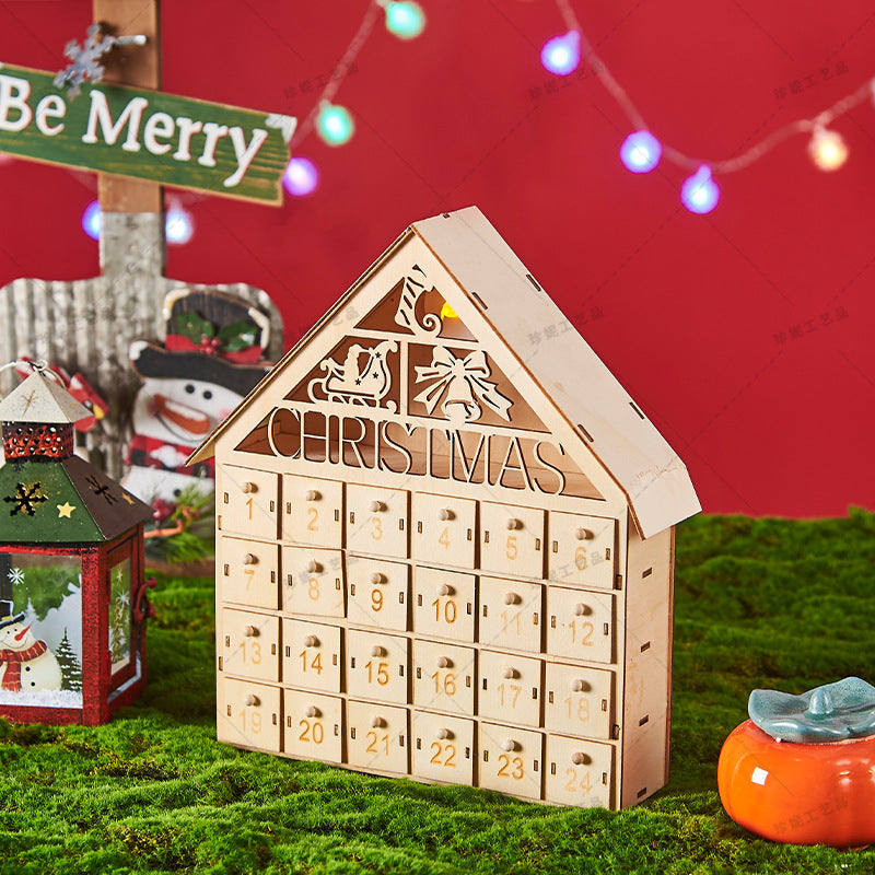 Traditional LED Countdown Christmas Calendar