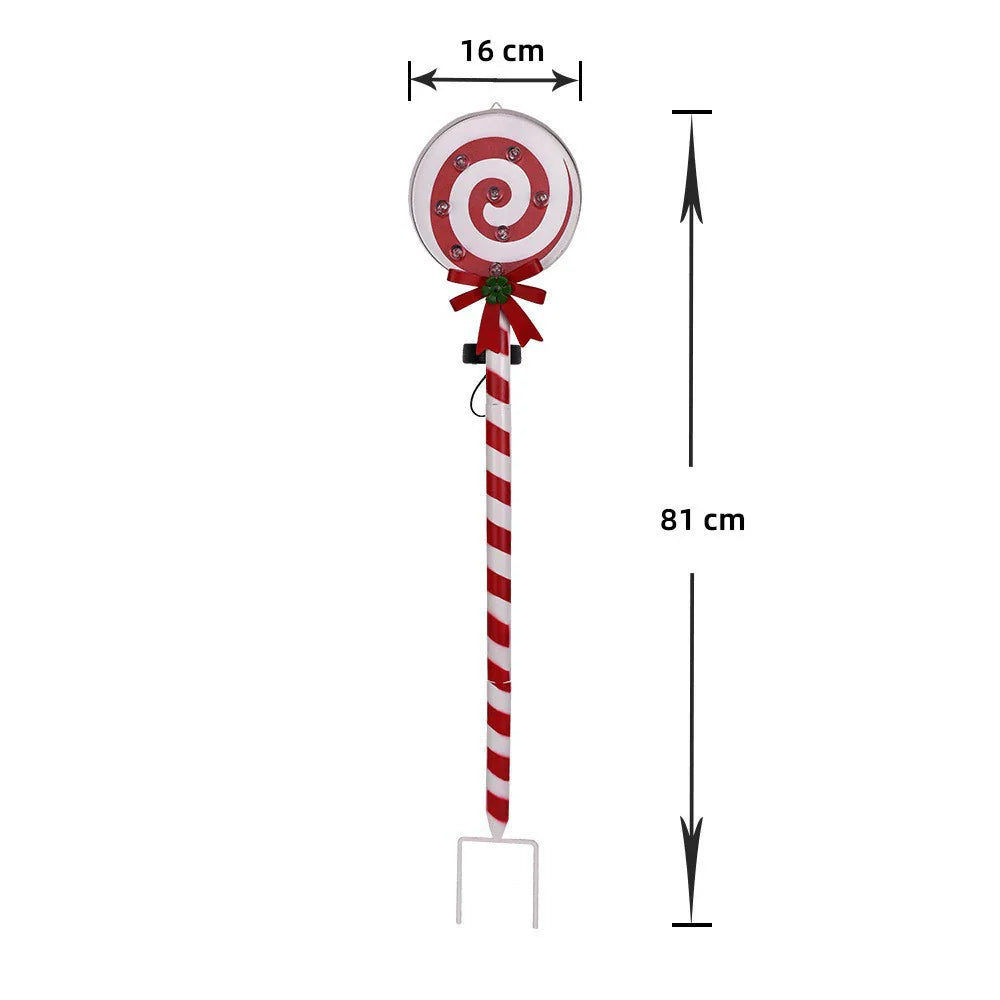 Colorful Metal Solar Powered Yard Decoration Stake