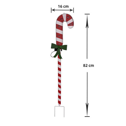 Colorful Metal Solar Powered Yard Decoration Stake