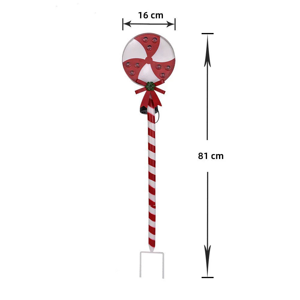 Colorful Metal Solar Powered Yard Decoration Stake