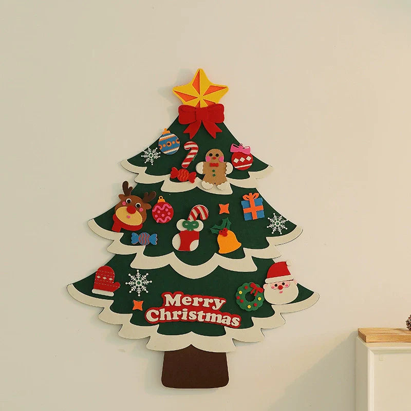 Easy Craft Felt Xmas Tree Decoration Kit - Halri