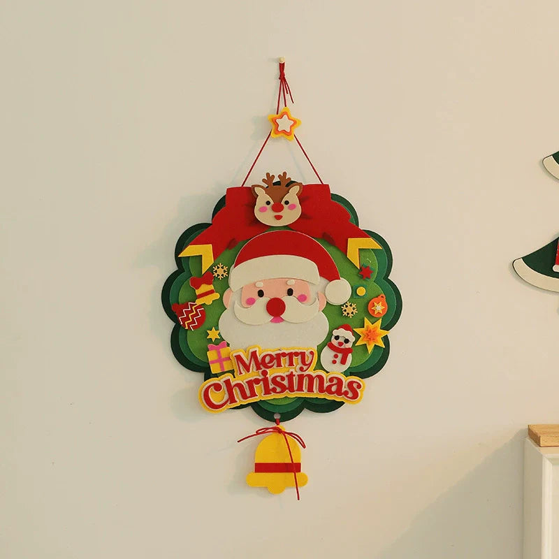 Easy Craft Felt Xmas Tree Decoration Kit