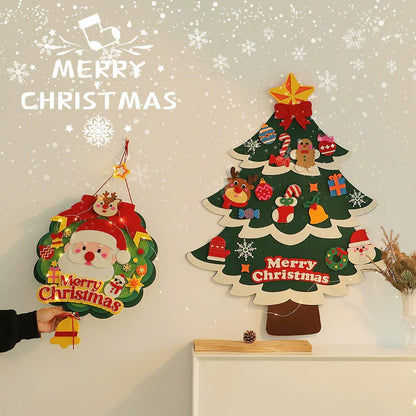 Easy Craft Felt Xmas Tree Decoration Kit