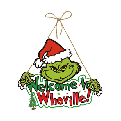 Funny Holiday Wall Door Sign Decoration